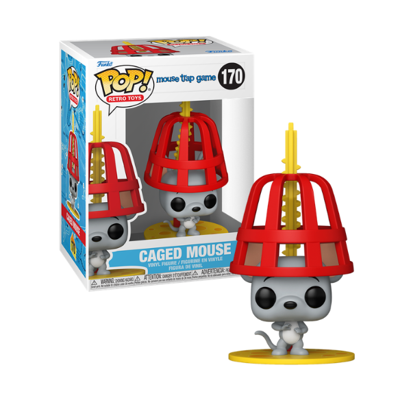 Funko Pop! Mouse Trap Game - Caged Mouse 170 Figure + Pop Protector