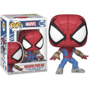 Funko Pop! Marvel Mangaverse Spider-Man 982 Special Edition + Free Protector