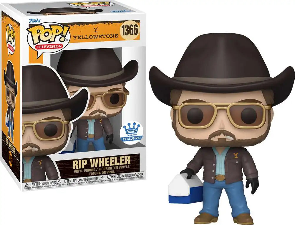 Funko Pop! Yellowstone : Rip Wheeler 1366 Funko Shop Exclusive + Pop Protector