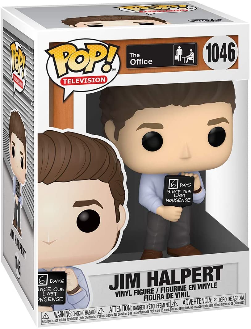 Funko Pop! The Office : Jim Halpert 1046 + Pop Protector