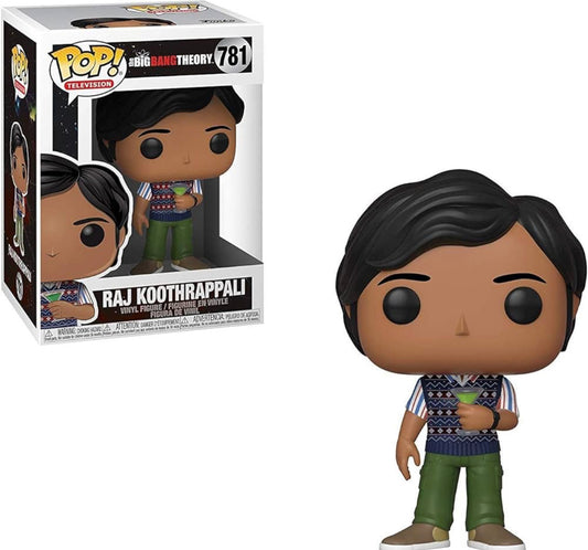 Funko Pop! The Big Bang Theory Raj Koothrappali 781 + Free Protector