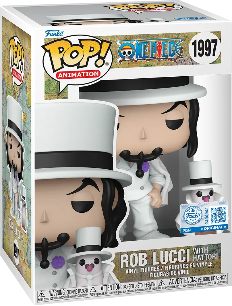 Funko Pop! One Piece : Rob Lucci with Hattori 1997 Funko Special Edition Figure + Pop Protector