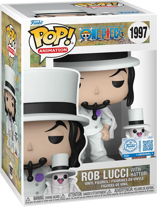 Funko Pop! One Piece : Rob Lucci with Hattori 1997 Funko Special Edition Figure + Pop Protector