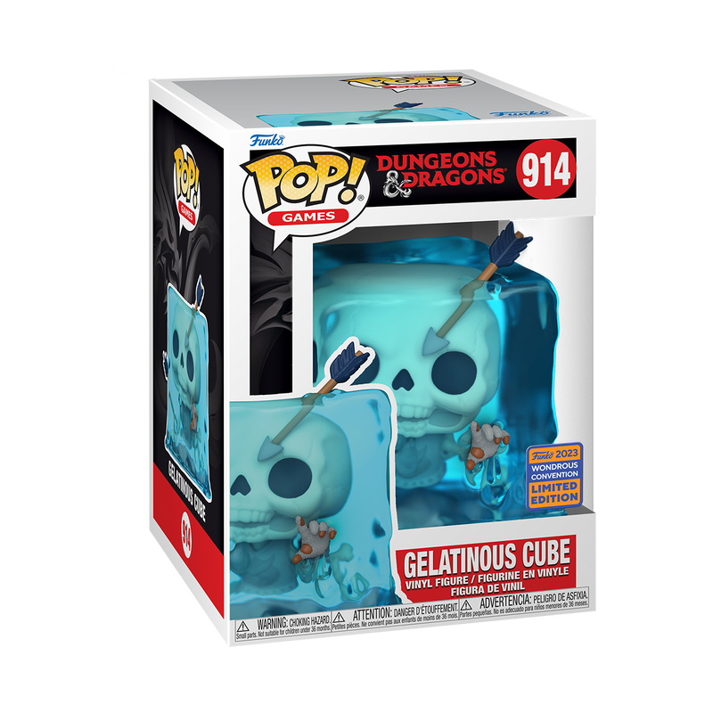 Funko Pop! Dungeons & Dragons - Gelatinous Cube 914 Funko 2023 Wondrous Convention Exclusive Figure