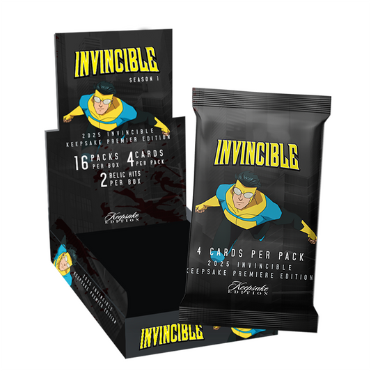 2025 Invincible Season 1 Keepsake Premiere Edition Card Pack (One Pack Chosen at Random)