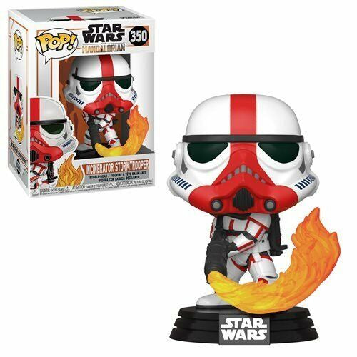 Funko Pop! Star Wars The Mandalorian - Incinerator Stormtrooper 350 + Free Protector