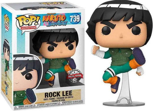 Funko Pop! Naruto Shippuden Rock Lee 739 Special Edition + Free Protector