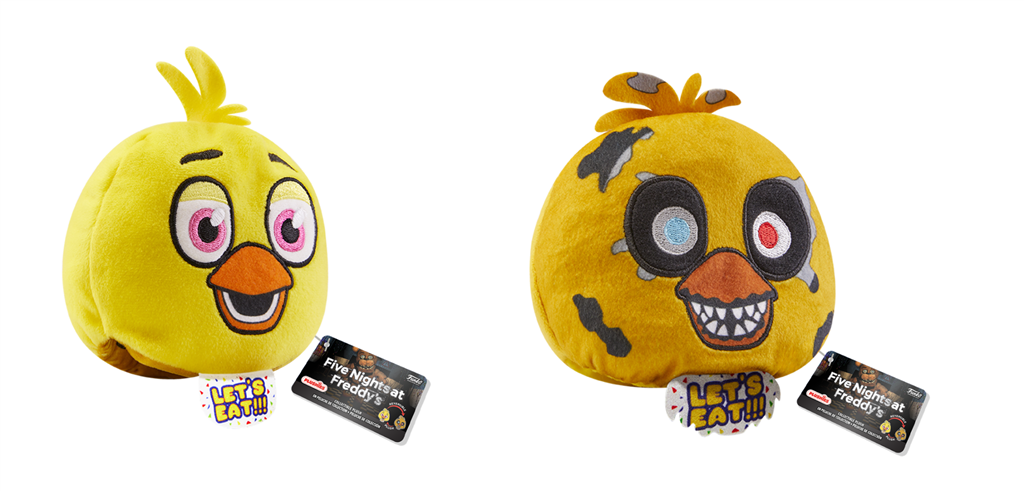 Funko Plush! Five Nights at Freddy’s (FNAF) Chica Reversible (Nightmare) Plush