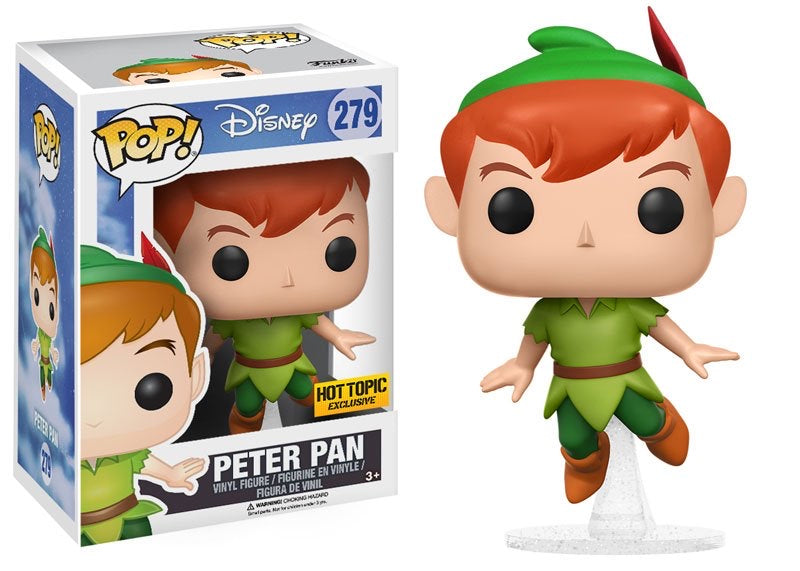 Funko Pop! Disney Peter Pan 279 Hot Topic Exclusive + Free Protector