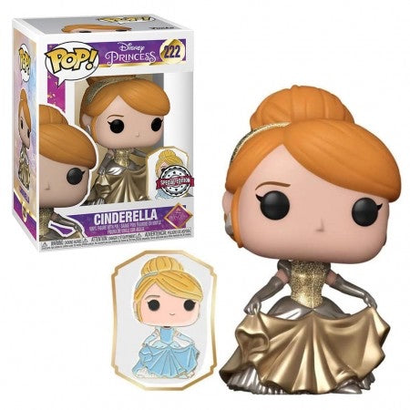 Funko Pop! Disney Ultimate Princess Celebration Cinderella 222 Special Edition + Free Protector