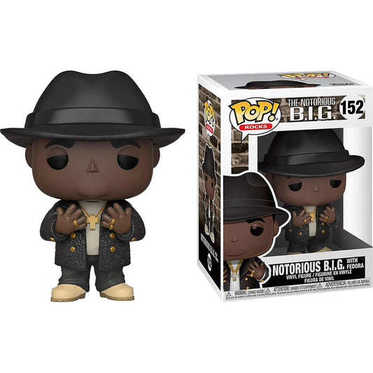 Funko POP! Rocks: Notorious B.I.G with Fedora #152 + Free Protector