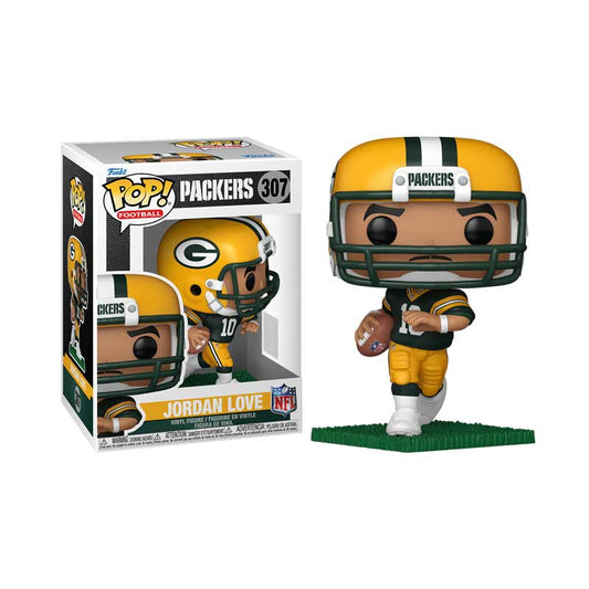 Funko Pop! NFL Packers - Jordan Love 307 Figure + Pop Protector