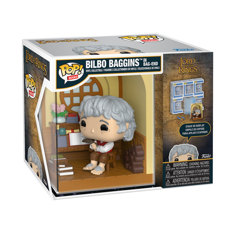 Funko Pop! The Lord of the Rings - Bilbo Baggins In Bag-End Nooks Figure