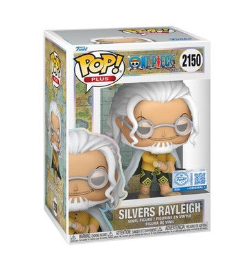 Funko Pop! One Piece - Silvers Rayleigh 2150 Funko Special Edition Figure + Pop Protector