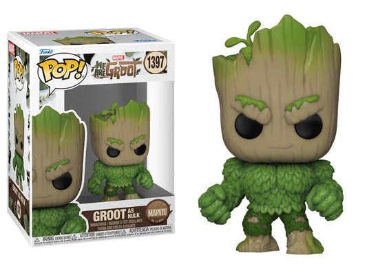 Funko Pop! Marvel We Are Groot - Groot As Hulk 1397 + Free Protector