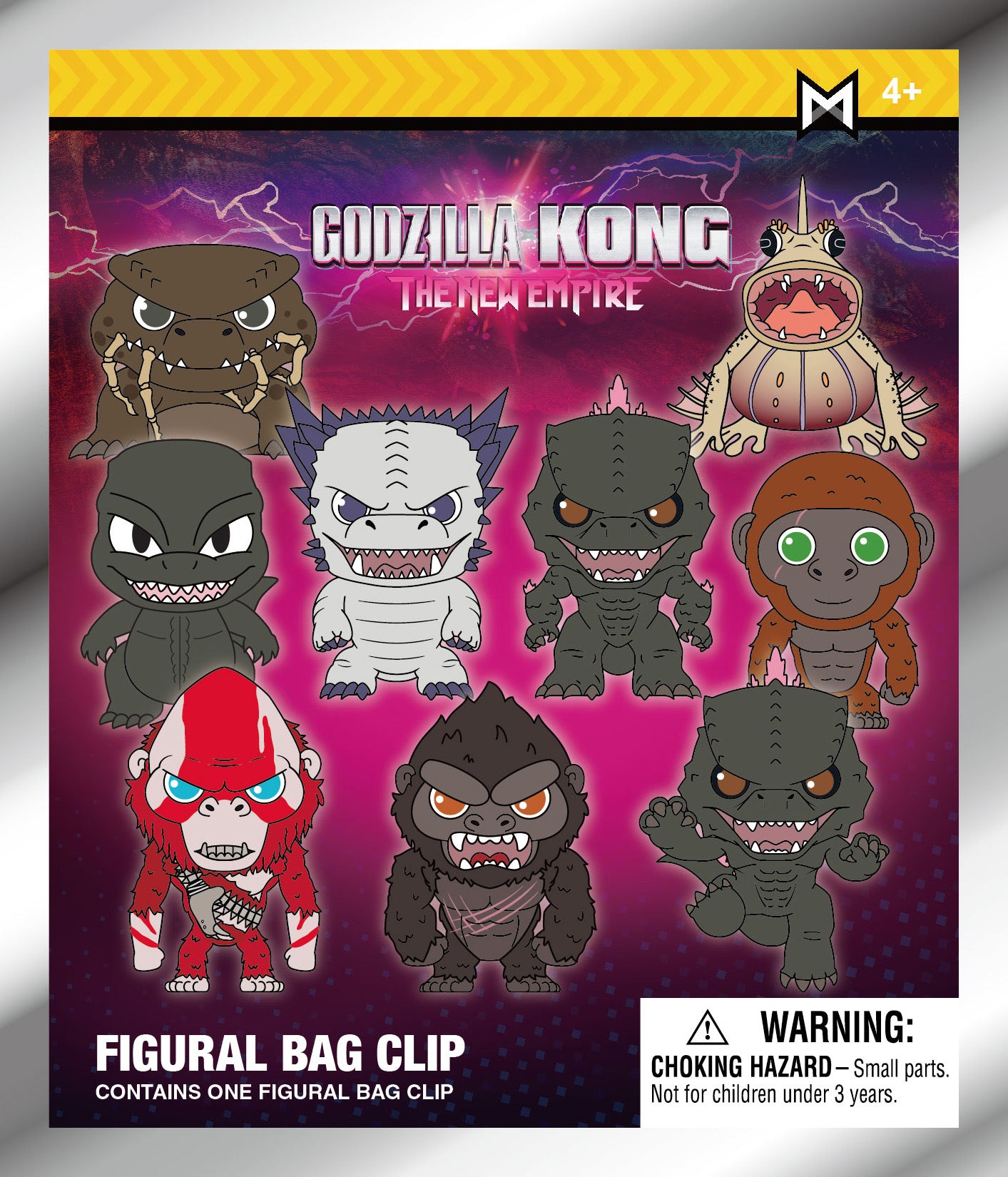 Godzilla x Kong - The New Empire Series 2 Mystery 3D Foam Figural Bag Clip (One Variation Chosen at Random)