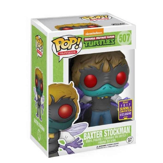 Funko Pop! Teenage Mutant Ninja Turtles - BAXTER STOCKMAN 507 2017 SUMMER CONVENTION Exclusive Figure + Protector