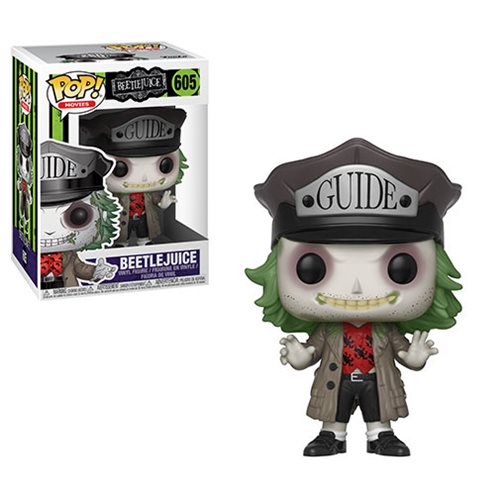 Funko Pop! Vinyl: Beetlejuice - Beetlejuice with Guide Hat 605 + PoP protector