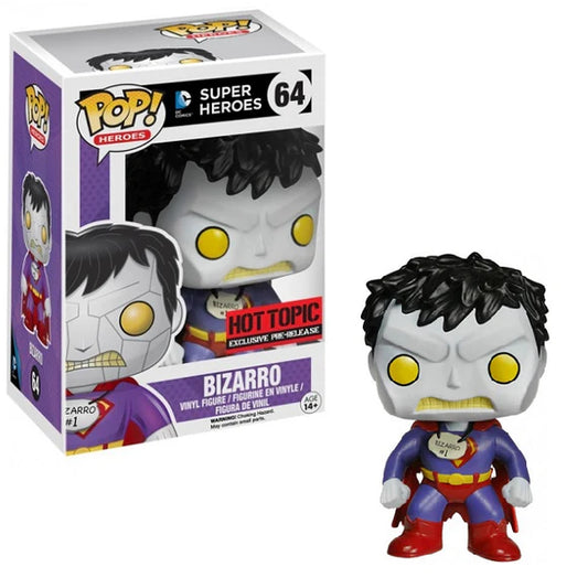 Funko POP! Heroes: DC Super Hero #64 - Bizzaro Hot Topic Exclusive + PROTECTOR!