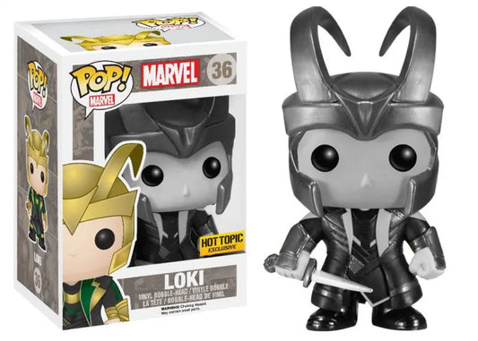 Funko POP! Marvel - Loki Hot topic exclusive #36 (VAULTED) + PROTECTOR!