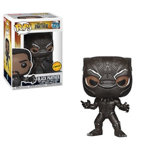 Funko POP! Marvel Vinyl Figure - BLACK PANTHER (Masked) #273 *CHASE* + PoP Protector