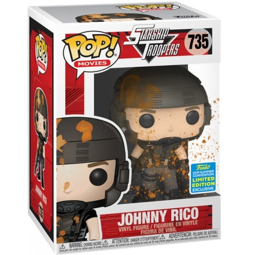 Funko Pop! Starship Troopers: Johnny Rico 735 Funko 2019 Summer Convention Exclusive (VAULTED) + Pop Protector