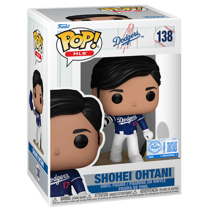 Funko Pop! Dodgers - Shohei Ohtani 138 Funko Special Edition Figure + Pop Protector