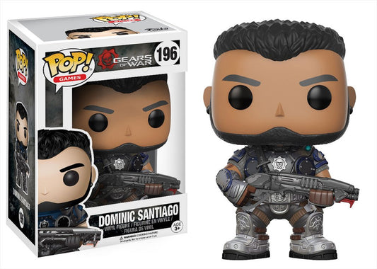 Funko Pop! Gears of War Dominic Santiago 196 (VAULTED) + Free Protector