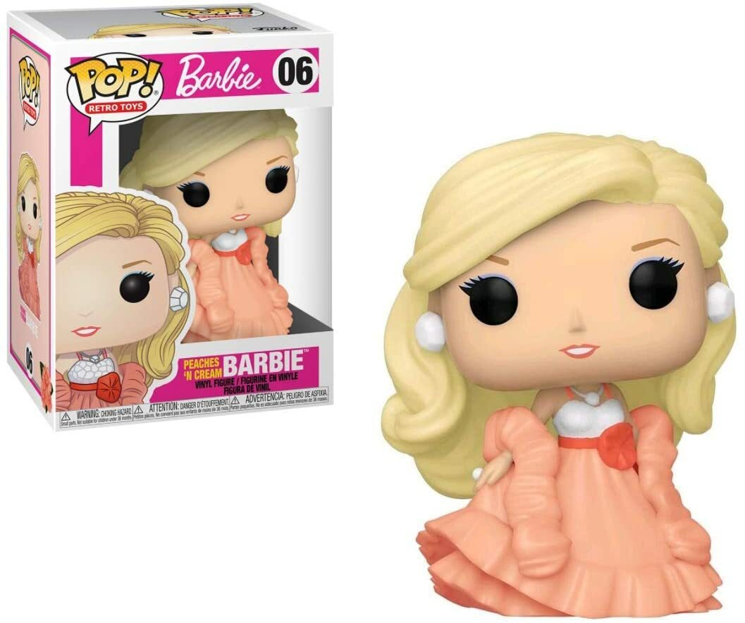 Funko Pop! Barbie - Peaches ‘N Cream Barbie 06 Figure + Pop Protector