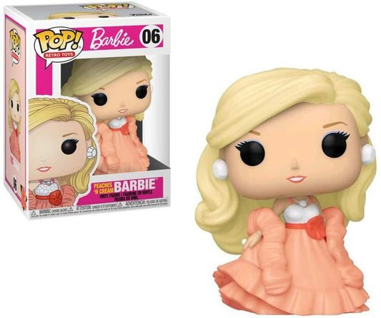 Funko Pop! Barbie - Peaches ‘N Cream Barbie 06 Figure + Pop Protector