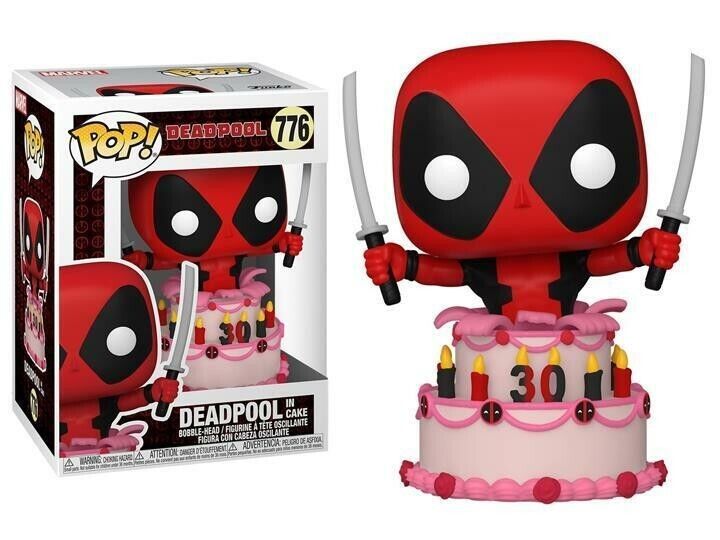 Funko Pop! Deadpool In Cake 776 + Pop Protector