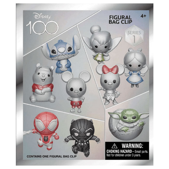 Disney 100 Series 1 Mystery 3D Foam Figural Bag Clip (One Variation Chosen at Random)