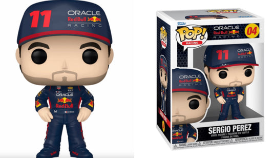 Funko Pop! Racing: Oracle Red Bull Racing Sergio Perez 04 + Free Protector