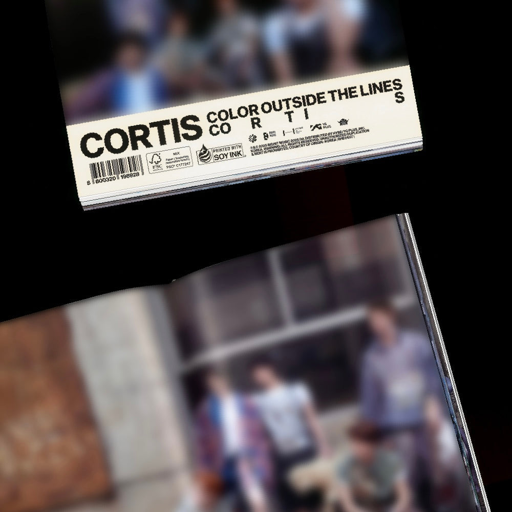 K-POP CORTIS - THE 1ST EP [COLOR OUTSIDE THE LINES] ALBUM (3 VERSIONS)