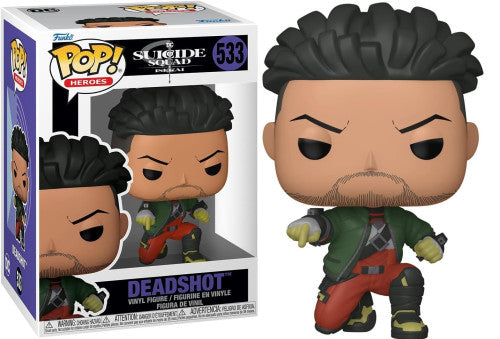 Funko Pop! DC Suicide Squad Isekai Deadshot 533 + Pop Protector