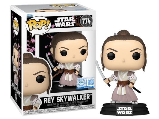 Funko Pop! Star Wars - Rey Skywalker 774 Funko Special Edition Figure + Pop Protector