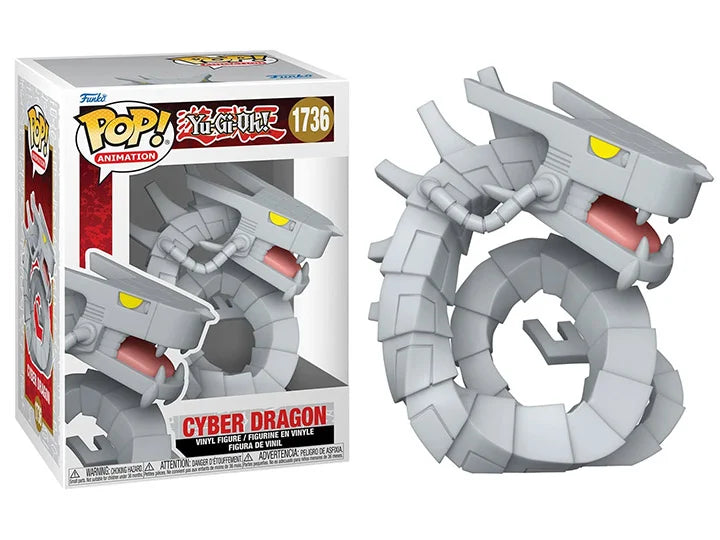 Funko Pop! Yu-Gi-Oh! Cyber Dragon 1736 + Free Protector