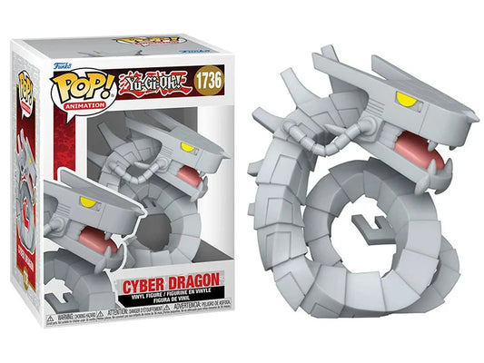 Funko Pop! Yu-Gi-Oh! Cyber Dragon 1736 + Free Protector