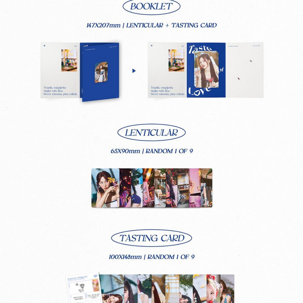 K-pop Twice The 10th Mini Album : Taste of Love - Fallen Ver.