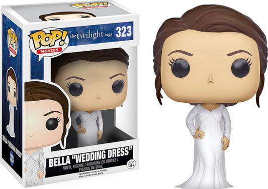 Funko Pop! The Twilight Saga - Bella “Wedding Dress” 323 + Free Protector (VAULTED)