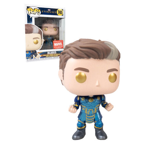 Funko Pop! Marvel Eternals : Ikaris 745 Marvel Collector Corps Exclusive + Pop Protector