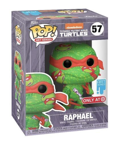 Funko Pop! Teenage Mutant Ninja Turtles - Raphael 57 Art Series Target Exclusive Figure + Pop Protector