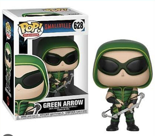 Funko Pop! Smallville Green Arrow (W/ Glasses) 628 + Free Protector (VAULTED)