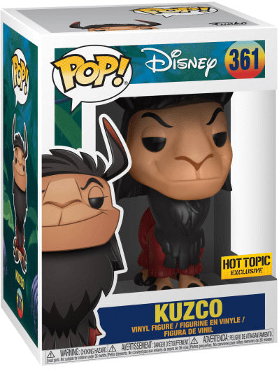 Funko Pop! Disney The Emperor’s New Groove Kuzco 361 Hot Topic Exclusive + Free Protector