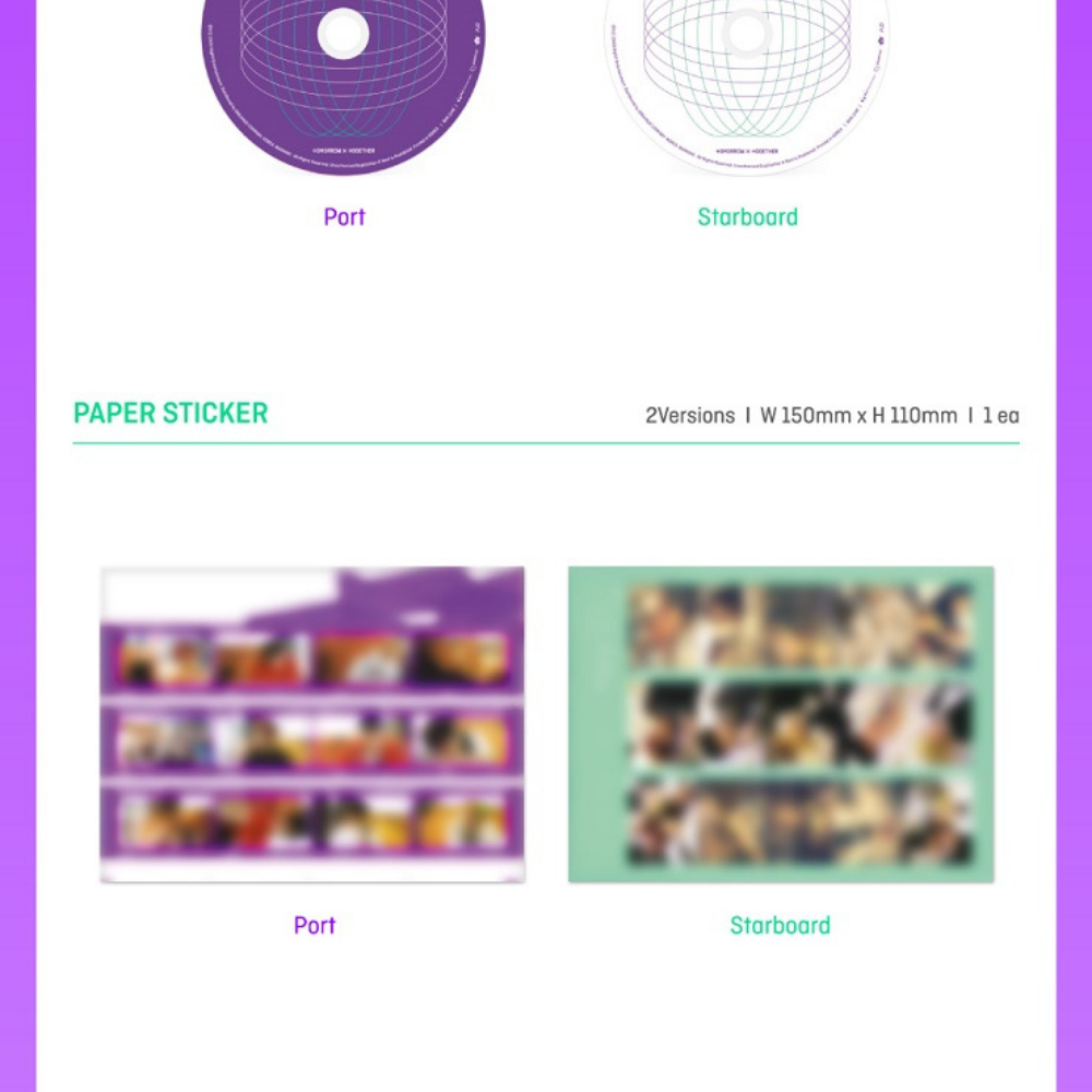 K-POP TOMORROW X TOGETHER (TXT) - THE DREAM CHAPTER: ETERNITY PORT VER. (PURPLE)