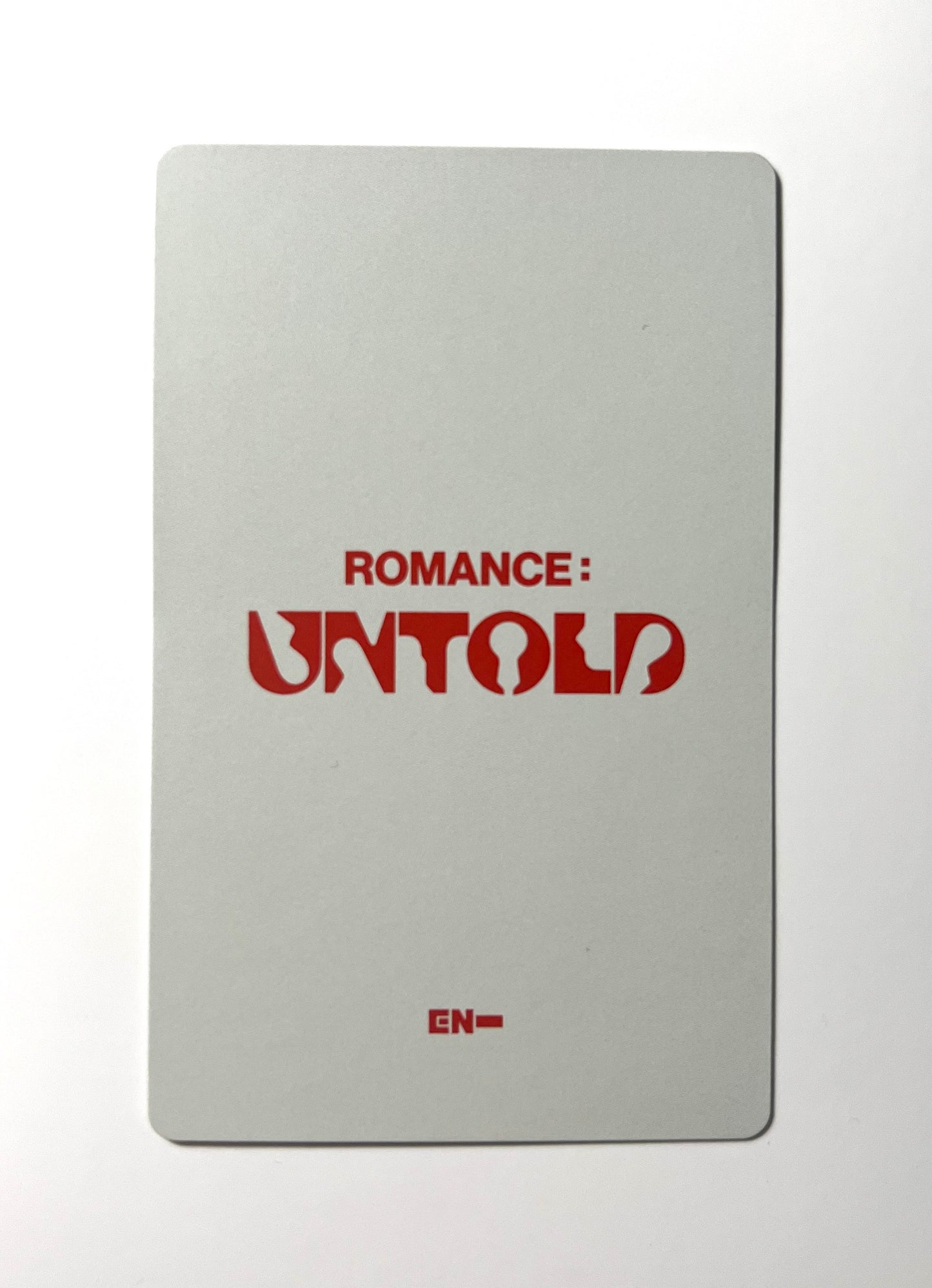 K-pop Enhypen Ni-Ki Romance : Untold Weverse Album Ver Official Photocard