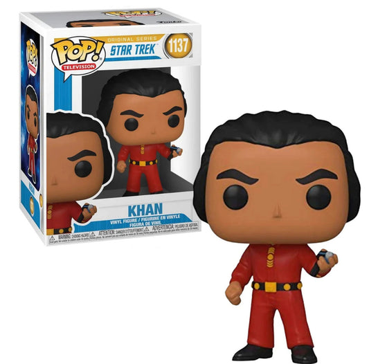 Funko Pop! Original Series Star Trek Khan 1137 + Free Protector