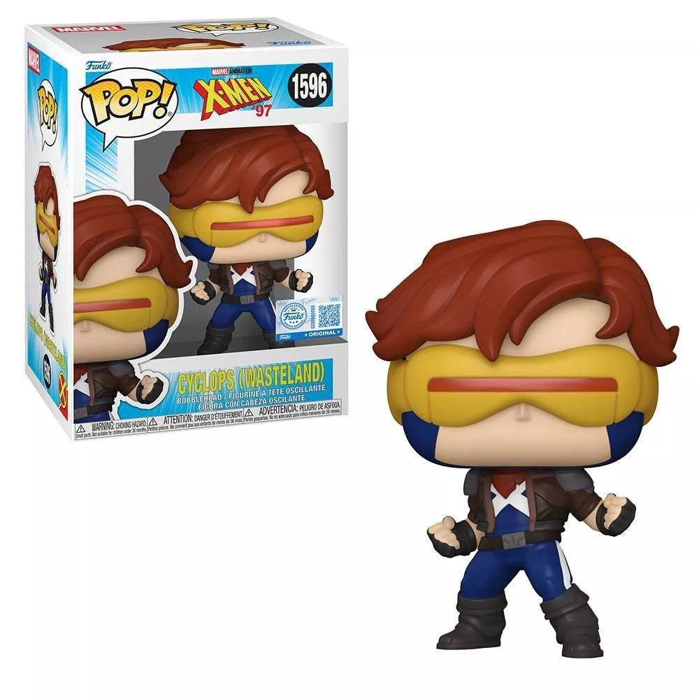 Funko Pop! Marvel X-Men ‘97 - Cyclops (Wasteland) 1596 Funko Special Edition Figure + Pop Protector