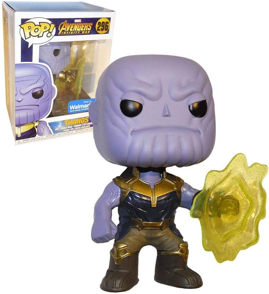 Funko Pop! Marvel Avengers Infinity War Thanos 296 Walmart Exclusive + Free Protector