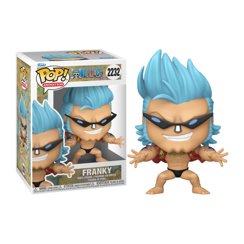 Funko Pop! One Piece - Franky 2232 Figure + Pop Protector